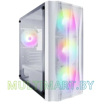 Корпус 1stPlayer Firebase X3-M (X3-M-WH-4F1-W)
